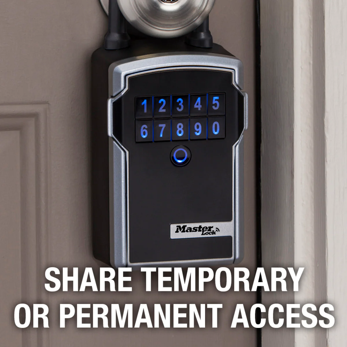 Portable Bluetooth® Lock Box for Keys, Metal, 3-1/4 in — 7-13/64 in - Image 4