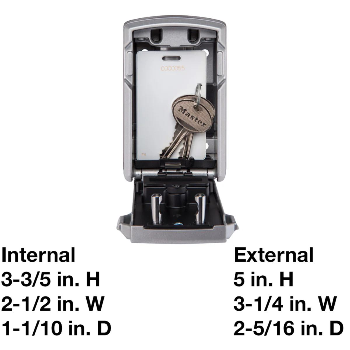 Bluetooth® Metal Wall Mount Lock Box, 3-1/4 in Wide - Image 7