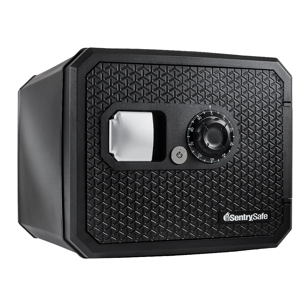 Fireproof and Waterproof Safe with Dial Combination and Override Key FPW082KSB